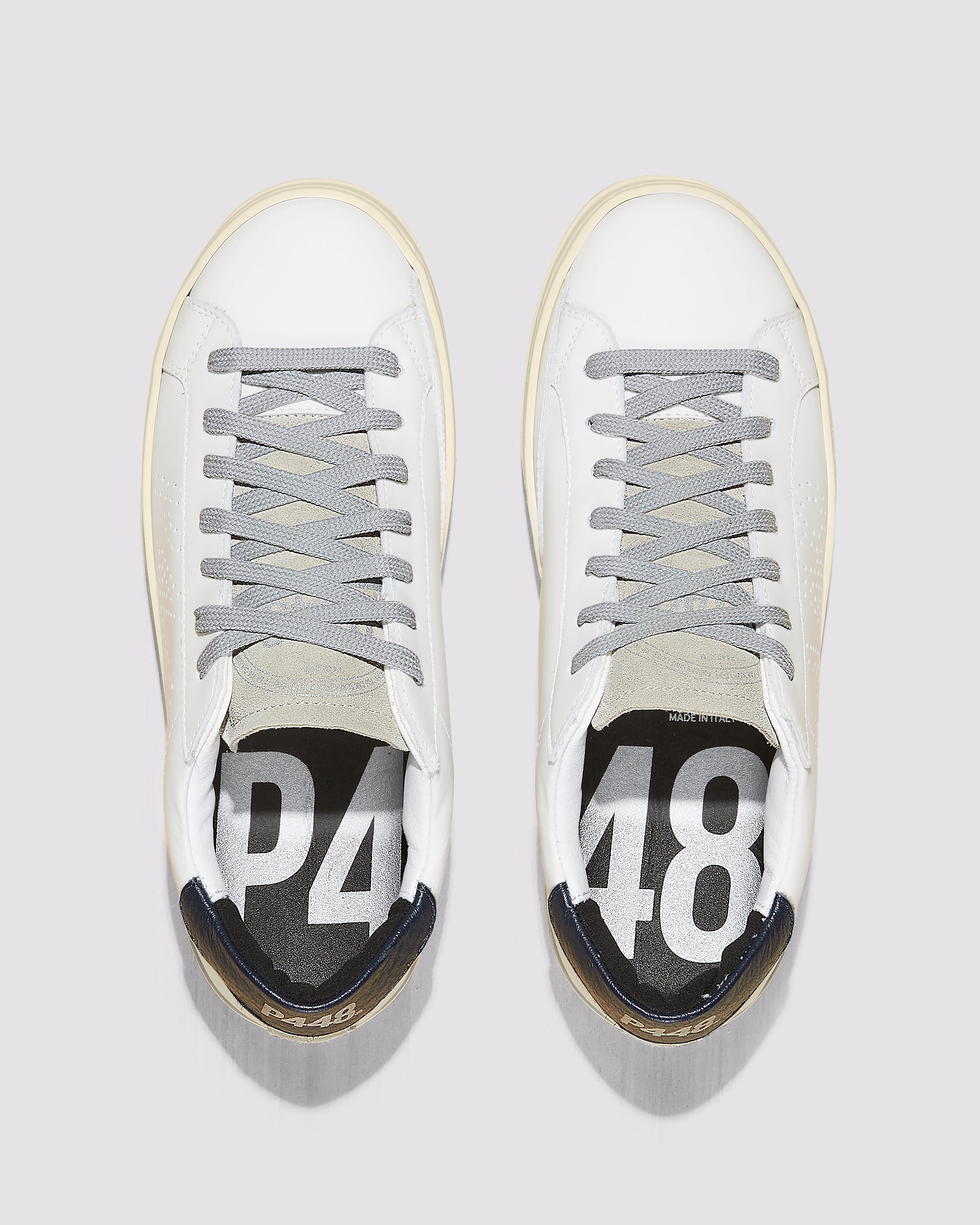 John White/Navy Sneaker – P448 UK