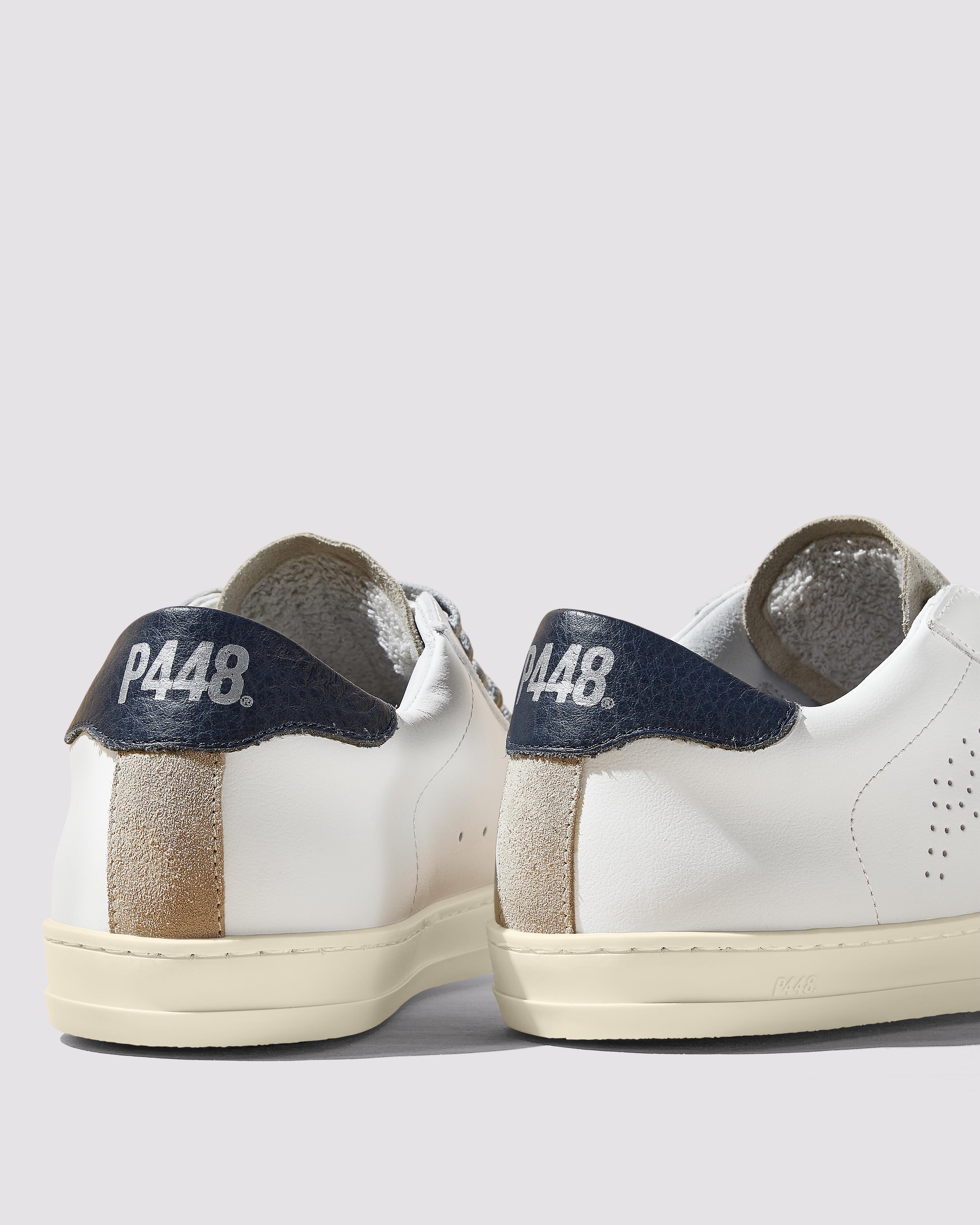 John White/Navy Sneaker – P448 UK