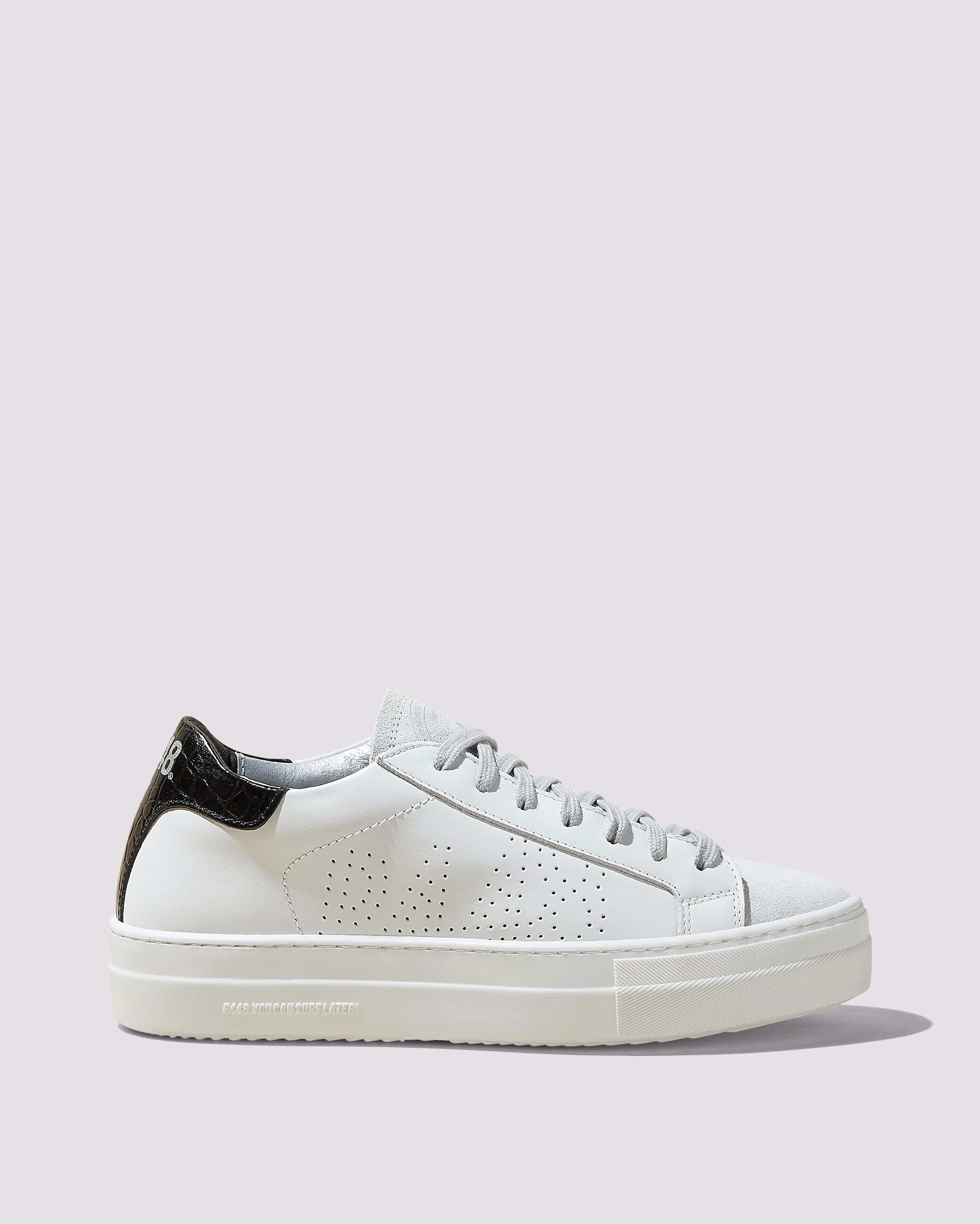 Thea White/Black Sneaker – P448 UK