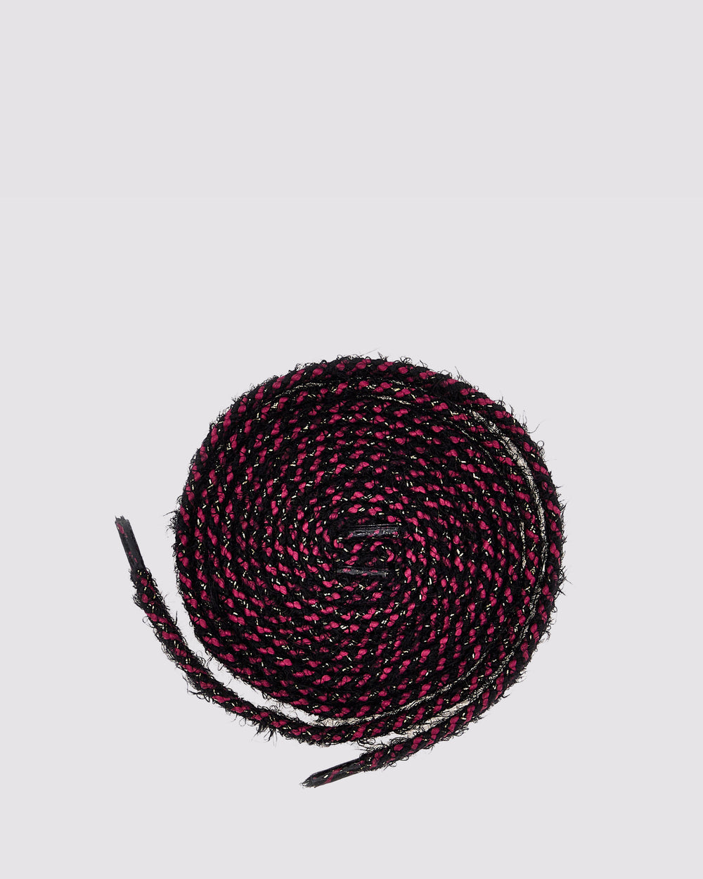 Shoelaces Fuchsia/Black/Gold