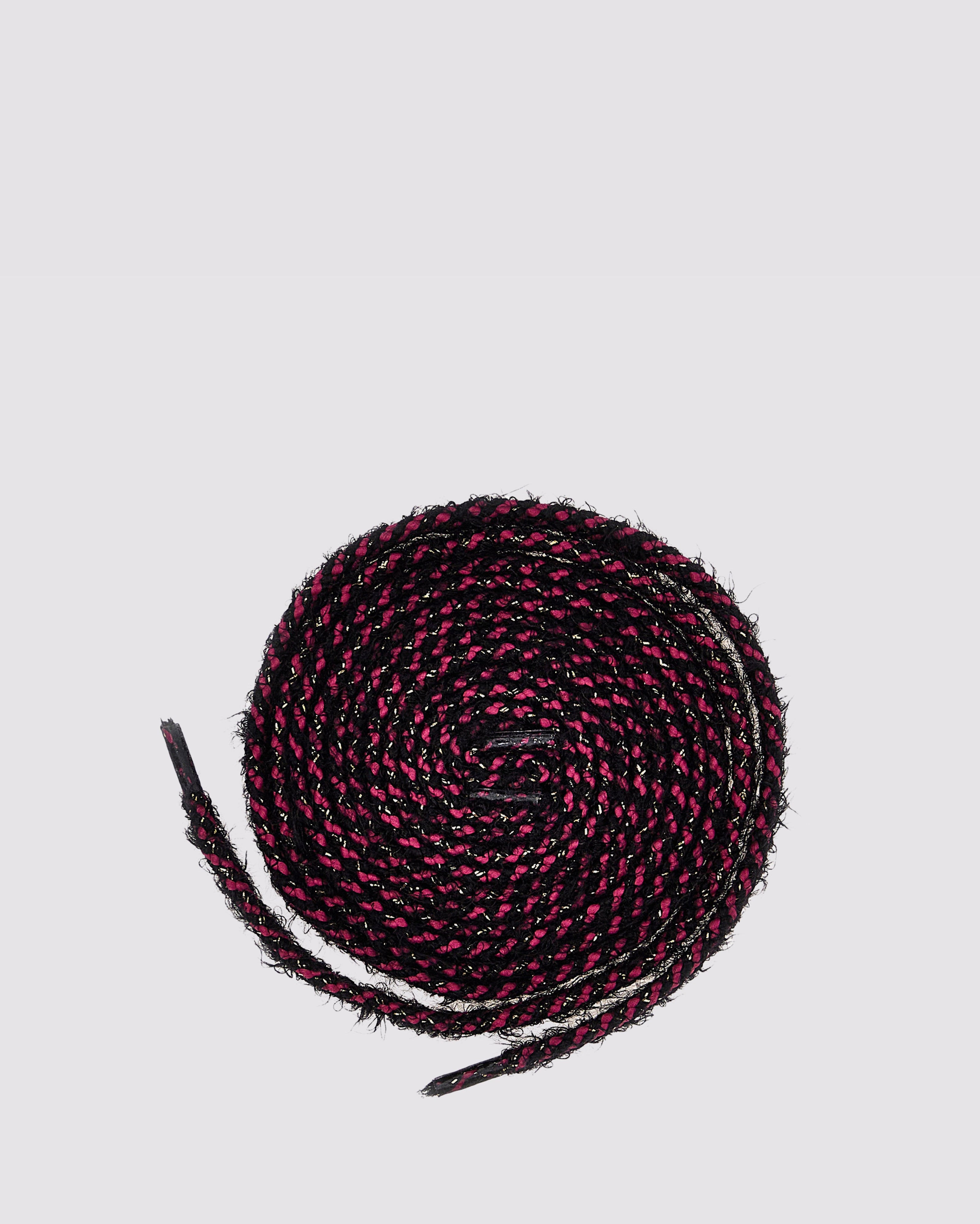 Shoelaces Fuchsia/Black/Gold