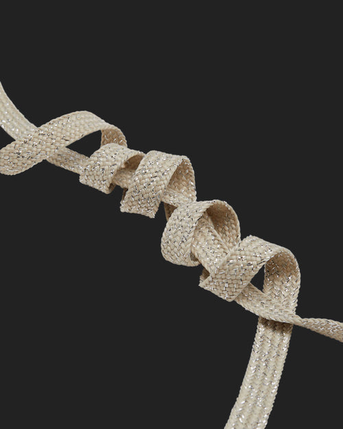 Shoelaces Nut/Silver