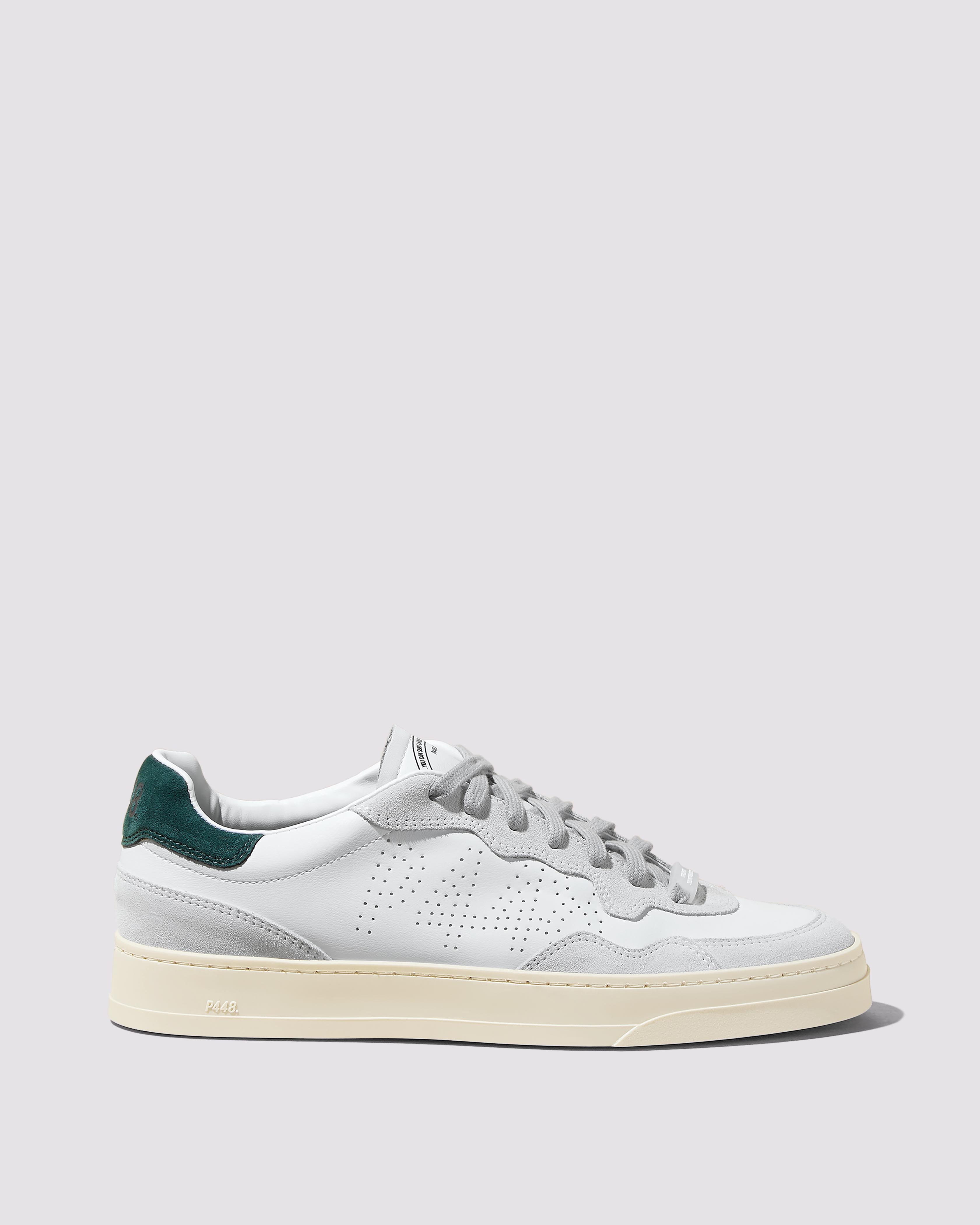 Bali Recycled White Green Sneaker P448 UK