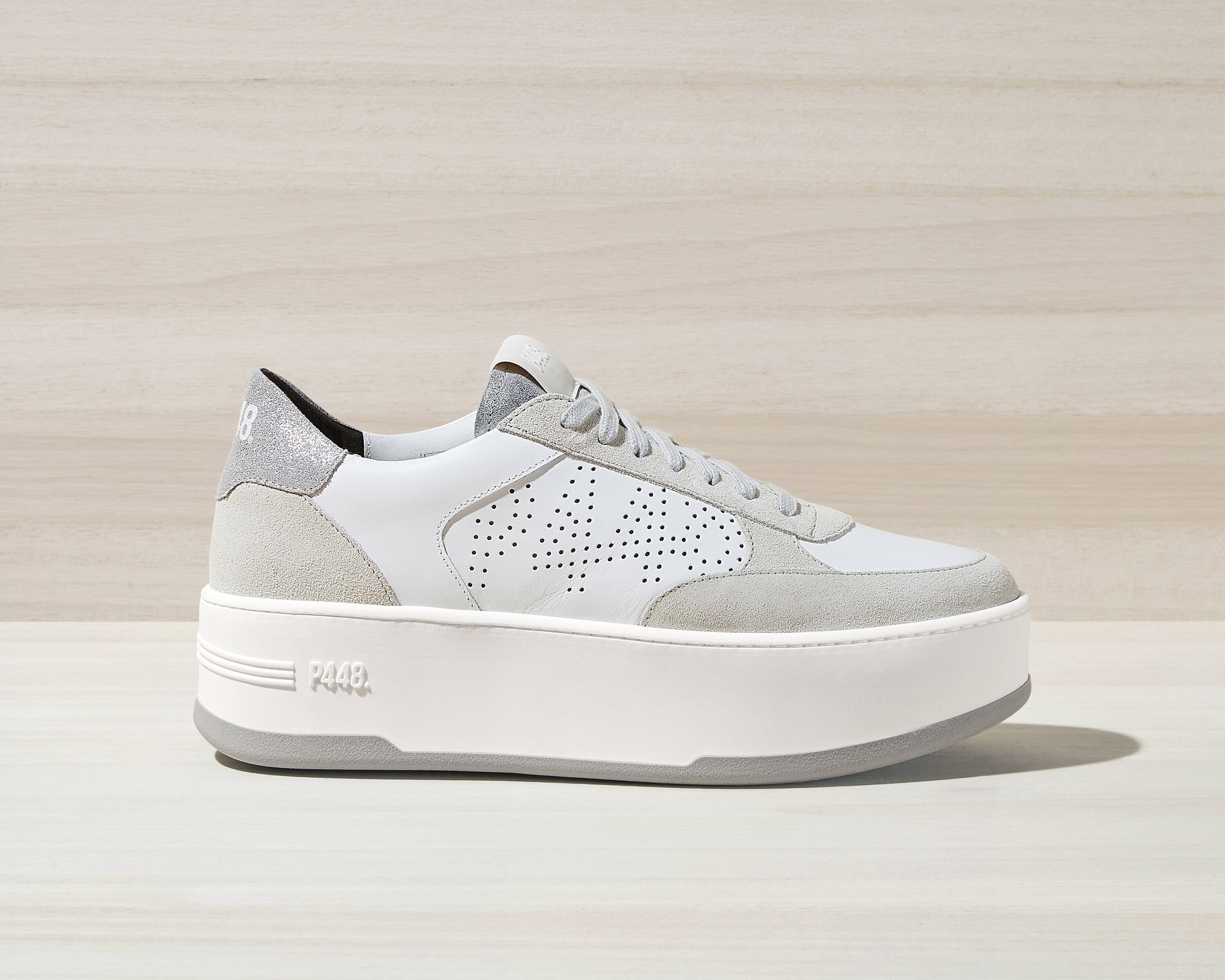 P448 deals white sneakers